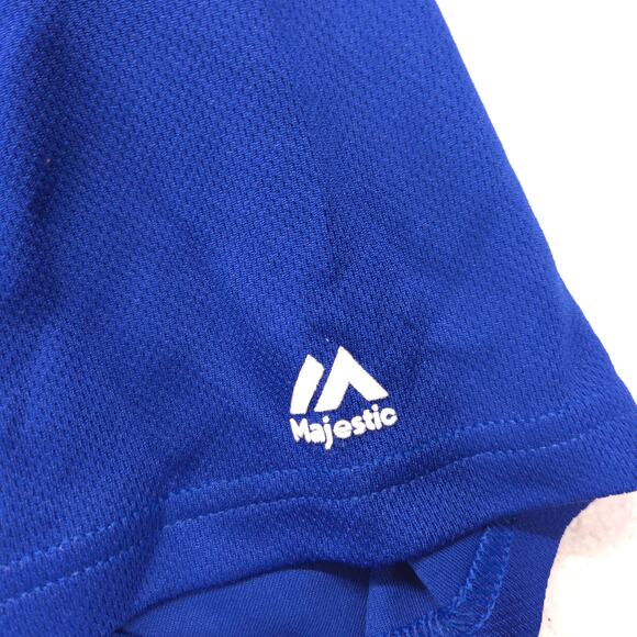 Chicago White Sox Jersey Mens Medium Majestic Blue Heat Transfer Logo Cool Base - Picture 6 of 10